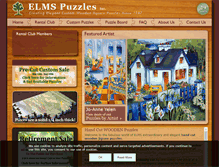 Tablet Screenshot of elmspuzzles.com